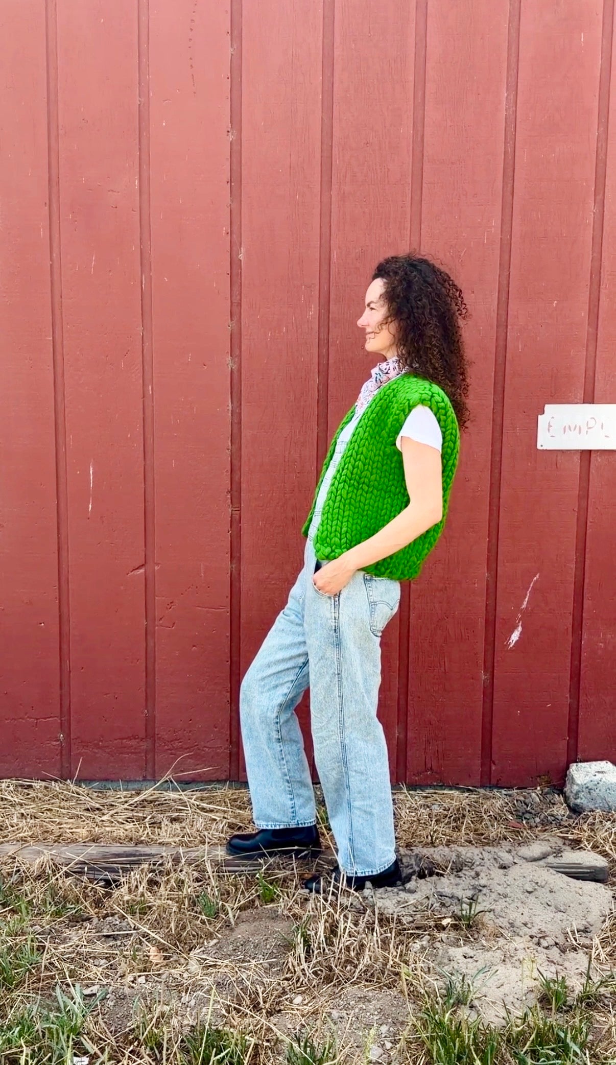 Light Vest in Spring Moss